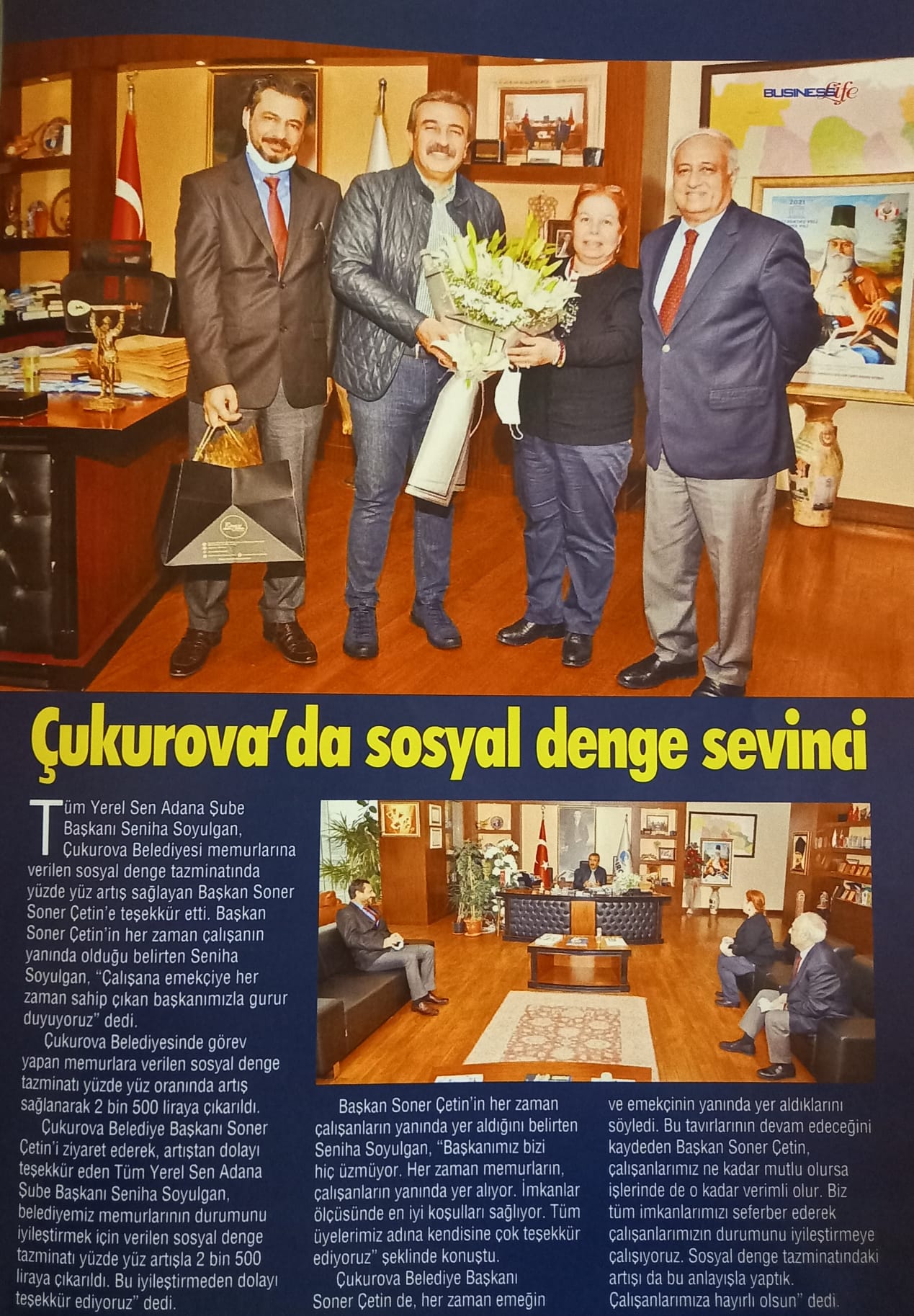 Çukurova' da Sosyal Denge Sevinci