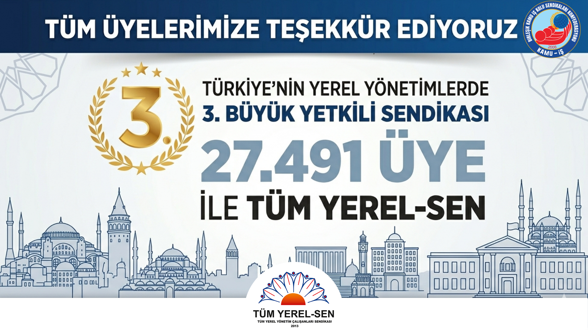 YAŞASIN ÖRGÜTLÜ MÜCADELEMİZ, YAŞASIN TÜM YEREL-SEN!